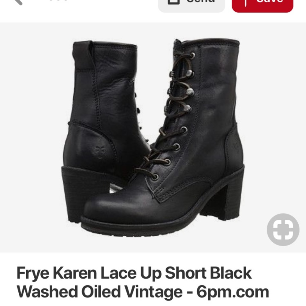 ISO!!!! Frye Karen Lace up Short Black